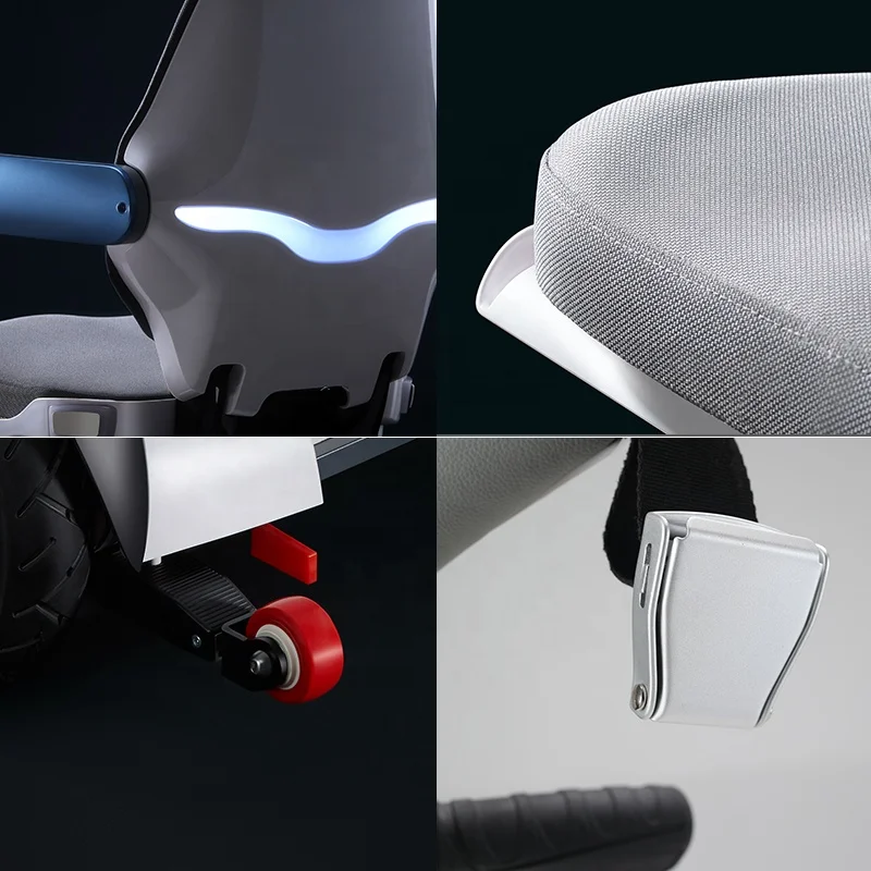 Portable Power Wheelchair With Remote Memory Foam Cushion Foldable Adjustable Aluminium Electric Wheelchair