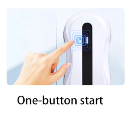 Huidi HCR-31 Easy-to-Use Transparent Water Tank Dual Automatic Spray Robot Electric Window Cleaner