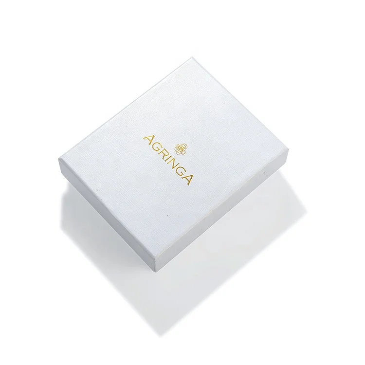 Free sample Custom logo printed mini gift packaging white luxury cardboard bracelet pendant necklace jewelry paper package box