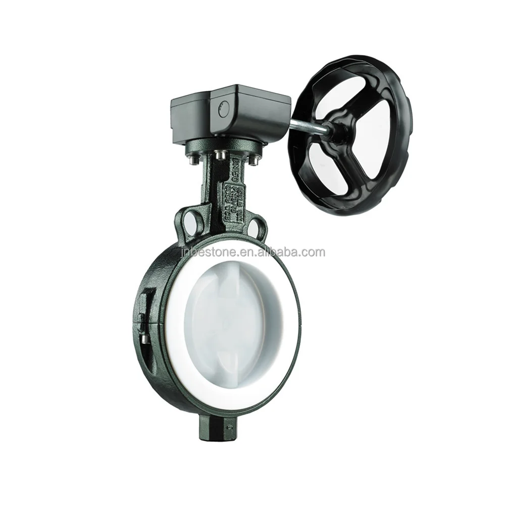 Stainless Steel Wafer Butterfly Valve with PTFE seat