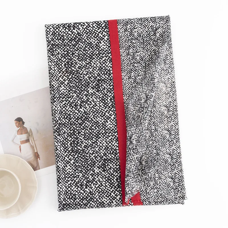 Printed Snake Scarf Fashion Commuter Neck Protection Cold hijab Winter Elegant Warm Shawl