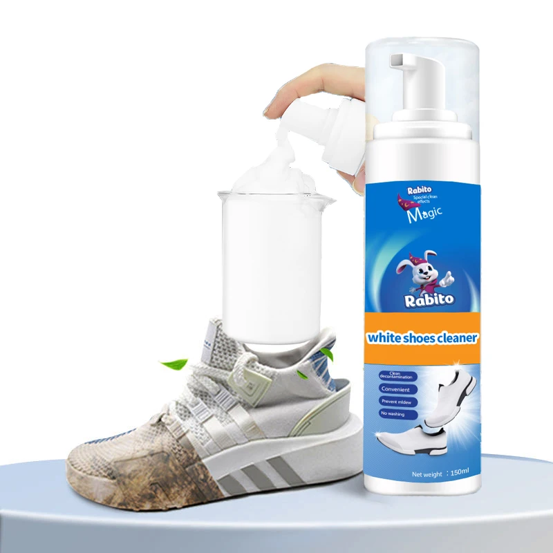 Supplier Wholesale White Foam Sport Shoe Cleaner Spray OEM Customize Your Logo And Package Suede Shoe Cleaner