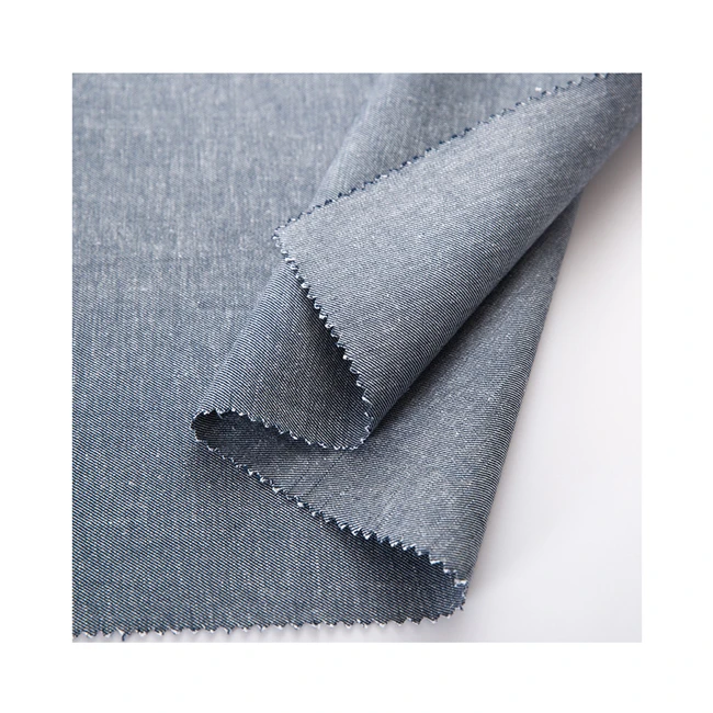 
Modern Design Black poplin fabric Linen cotton Viscose fabric 