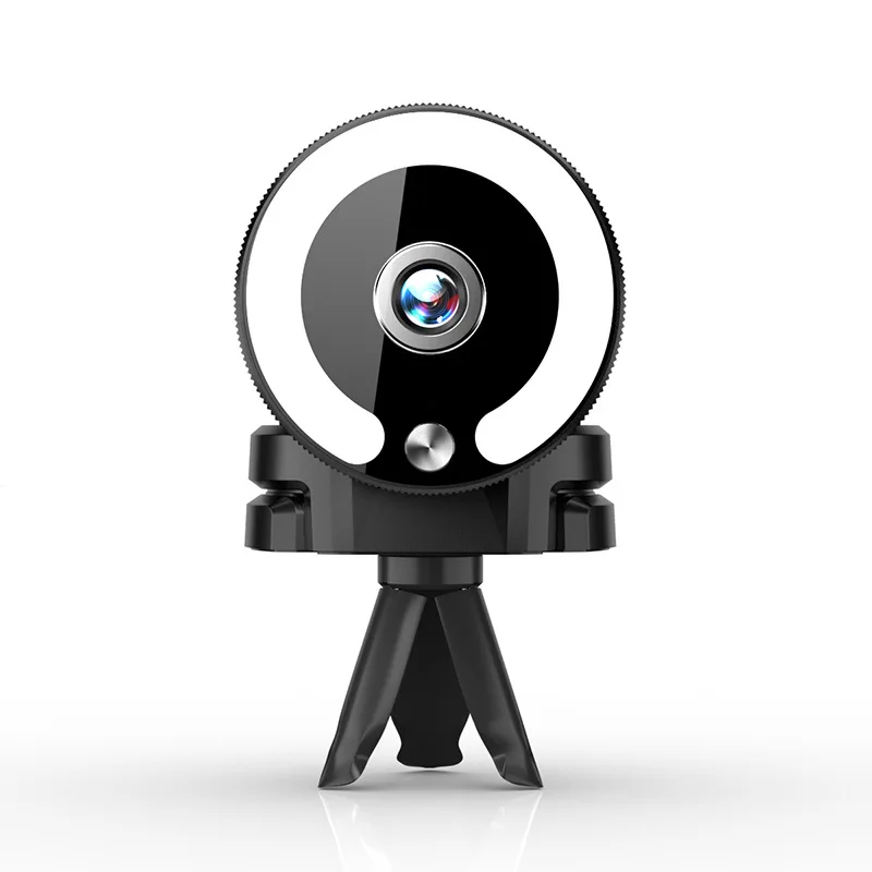 New arrival 4K Streaming Camera in Microphone, Streaming Webcam with Ring Light HD Gaming Web Cam USB Webcams