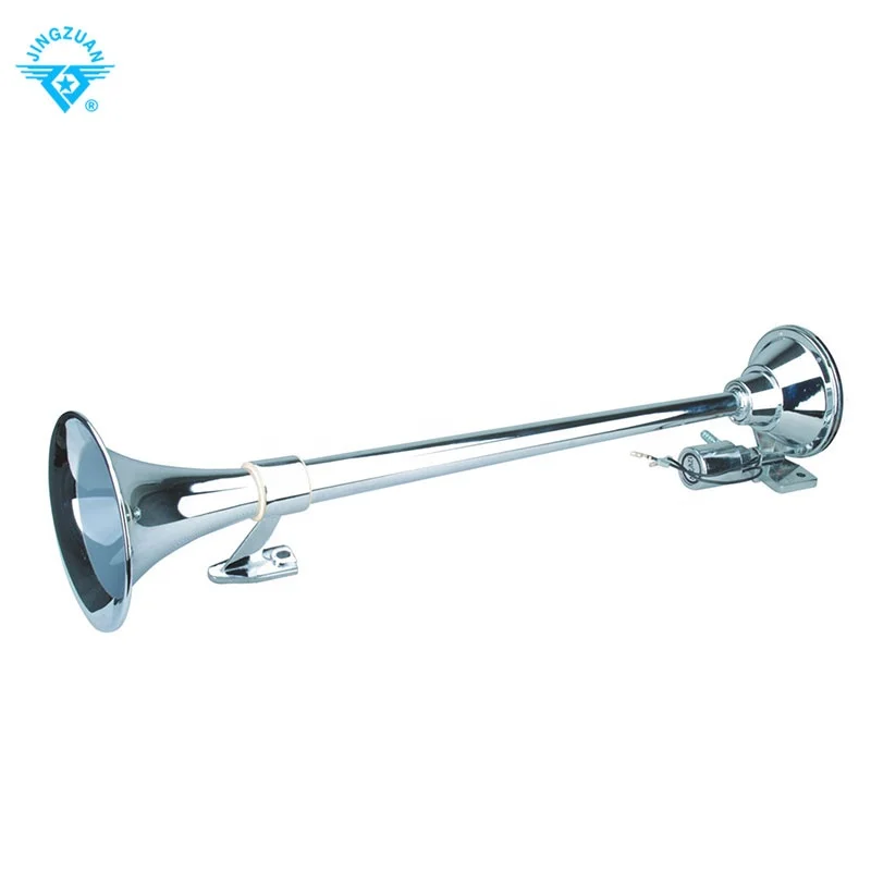 12V Car Air Horn 150DB Super Loud Universal Horn Single Trumpet Compressor 17 Inch 180 Hertz Horn For Car Truck Boat