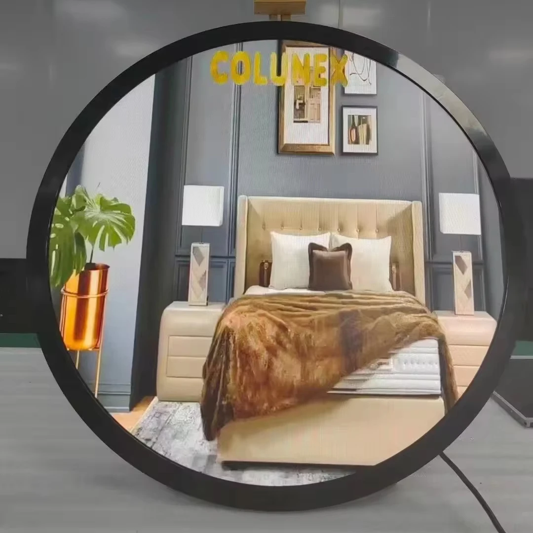 23.6 Inch Custom Round Lcd Advertising Media Display Circular TV Screen Billboard Display with PCAP touch Android RK3566