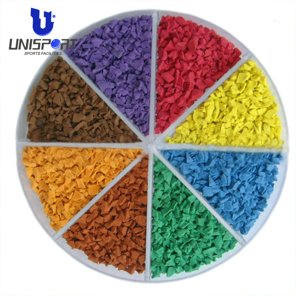 Wholesale Price Epdm Granules Rubber Crumbs Playground Safety Paving Epdm Rubber Granules