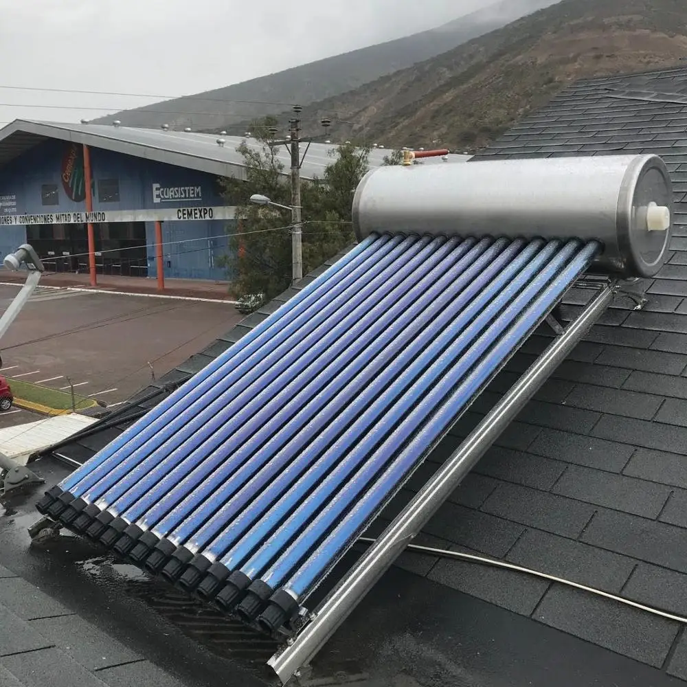 200 литровый водонагреватель из нержавеющей стали SUS304 с интегрированным давлением и сертификатом Solar Keymark EN12976