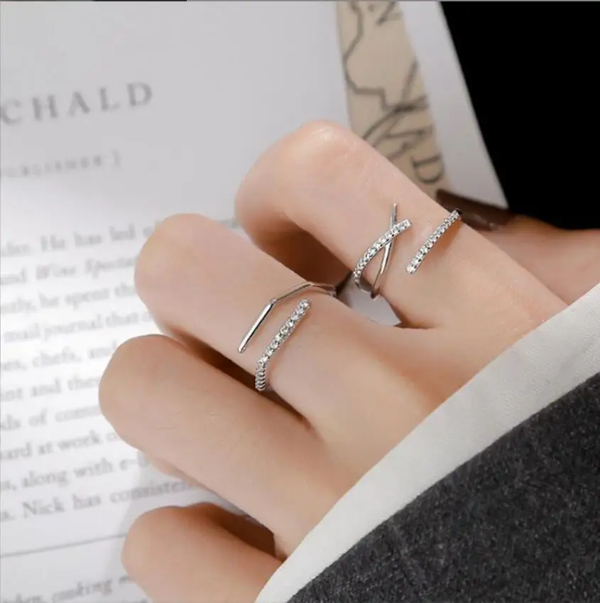 New fashion 925 sterling silver bling bling Korean style valentines gift for women