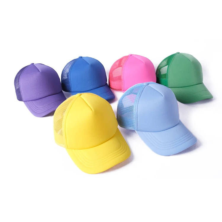 5 панелей, унисекс, полиэстер, Пользовательский логотип, простые сетчатые кепки, Повседневная Черная кепка-тракер