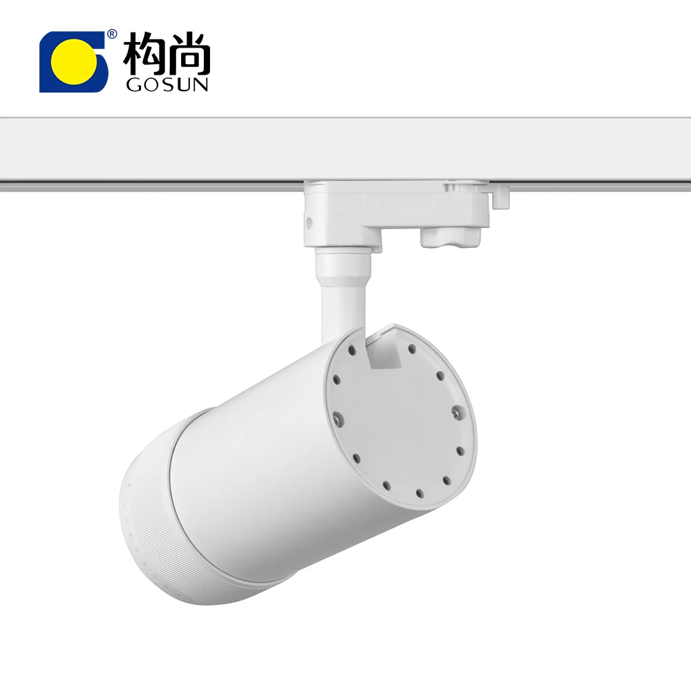 GOSUN hot selling Photography studio 15-60 zoomable 15/20/32/36w adjustable track lights focus led track light 360