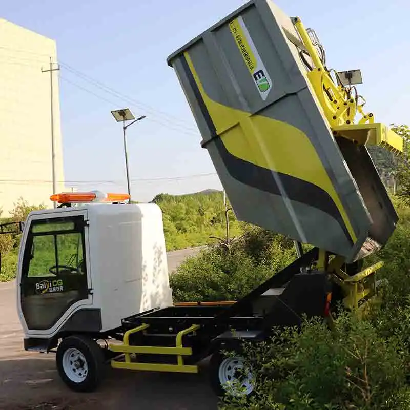 Baiyi-L35 Hot-sale Electric Garbage Collecting Rubbish Compactor Truck With Cheap Price
