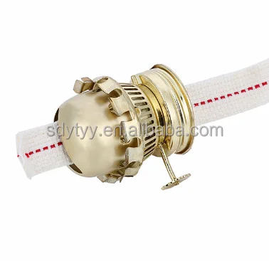 GOLDEN COLOR FLAT  WICK  8 HOLES KEROSENE LAMP BURNER,LANTERN BURNER