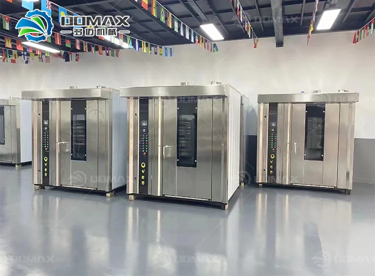 Factory sirect sale Gas Hot Air Convection Rotary Oven 10 Trays