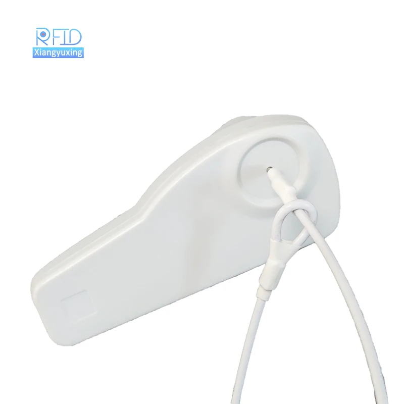 Top sales UHF 860-960mhz EAS 8.2mhz long reading range rfid apparel tag ABS plastic hard tag retail clothing field