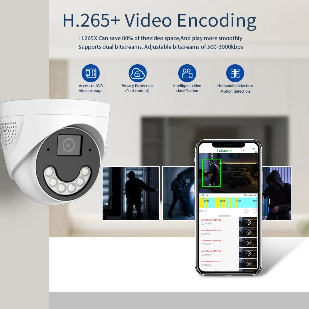 C2440TS-10F двойной источник света полноцветная оптическая сетевая камера