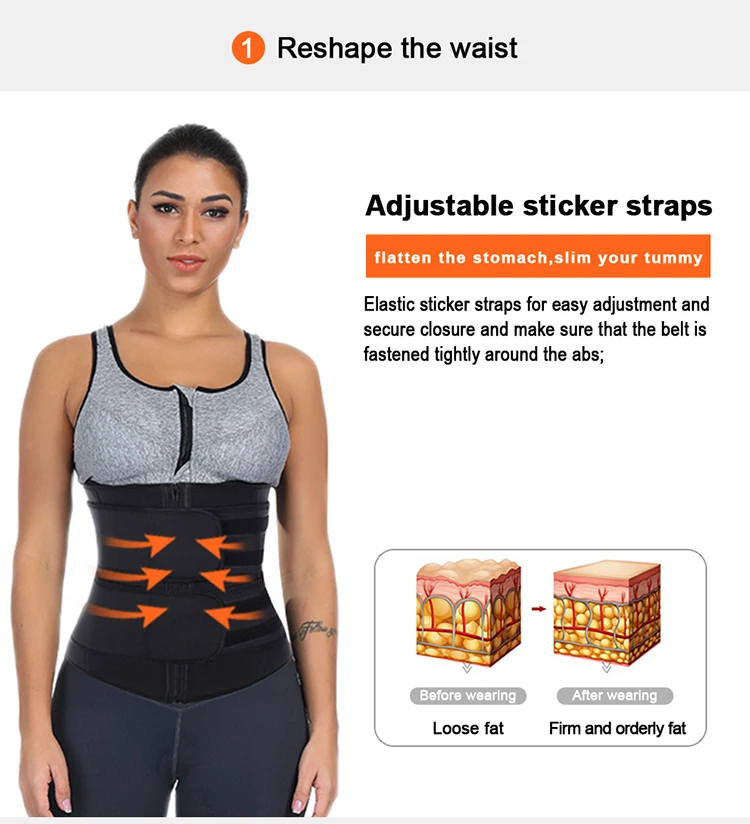 
Most Popular waist cincher distributor With Sticker Enhancer Waste Trainer Waist Cincher Latex Waist Trainer Corset 