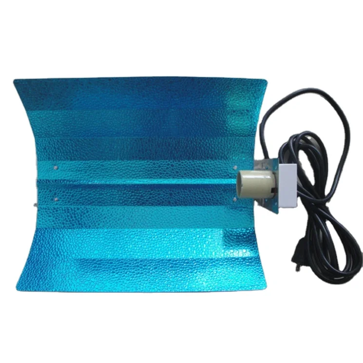 
CFL wing aluminium light reflector and lead without lamp for hydroponics CFL Reflective Hood 
