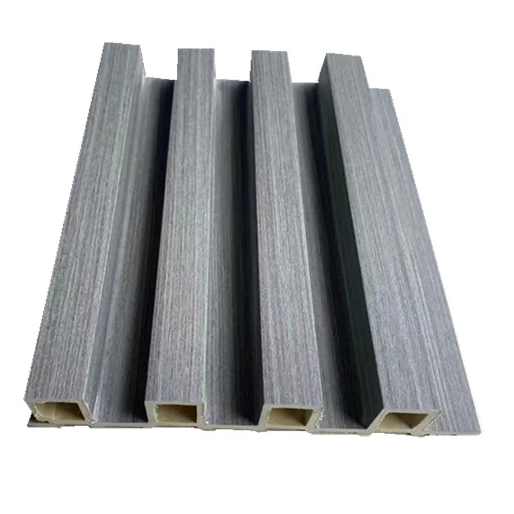 Bamboo Fiber Grille 150*17 Concave and Convex Design Wood Plastic Decorative