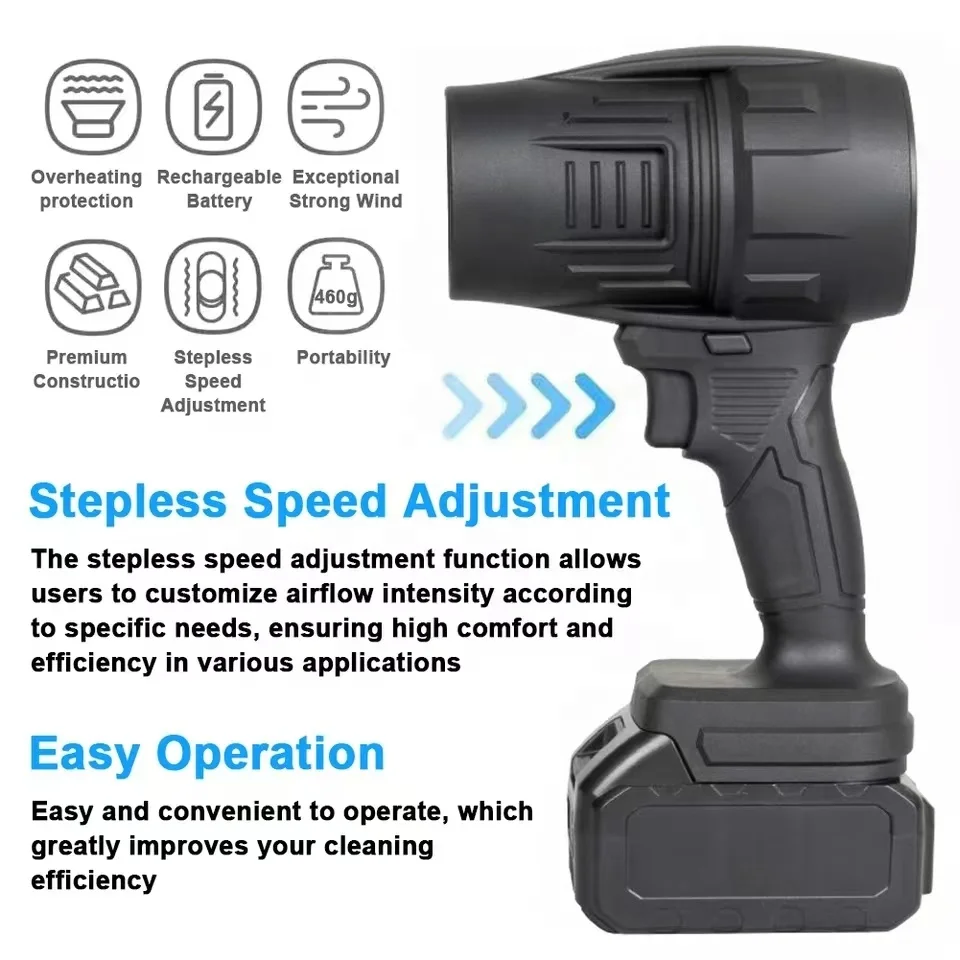 130000rpm Mini Compressed Air Duster Portable Hand Held Fan Electric Small Blower Mini Jet Turbo Fan Jet Fan For Clean