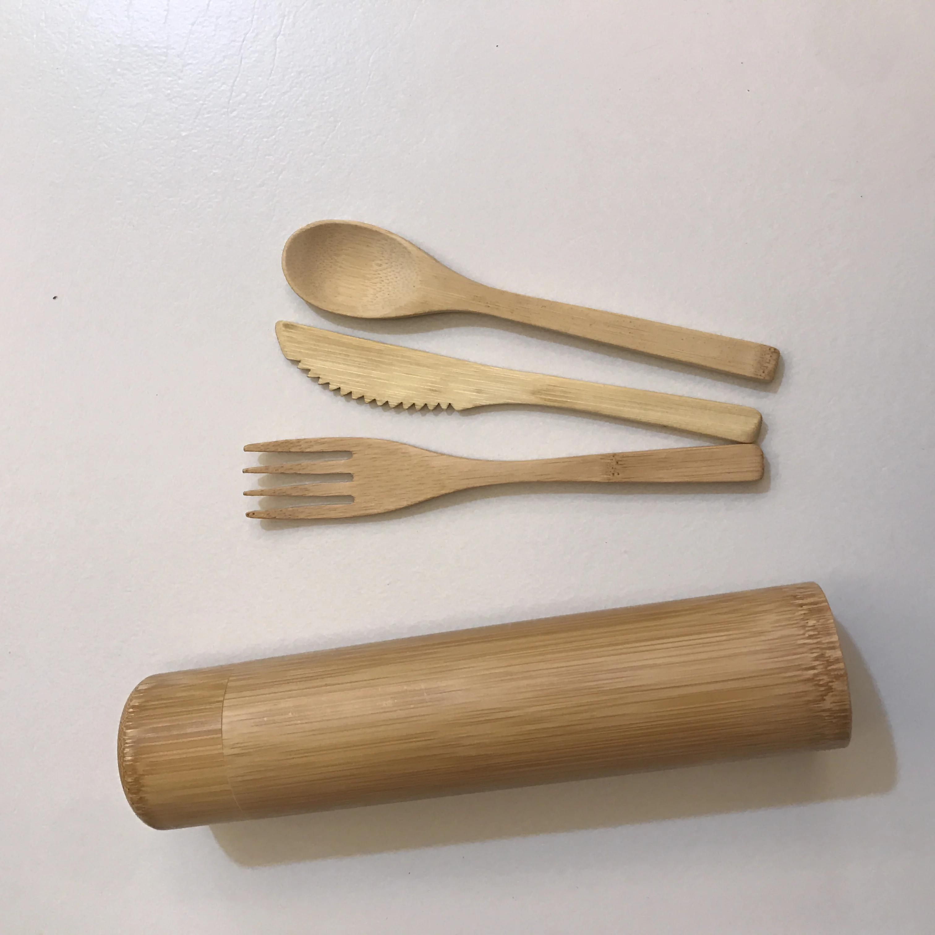 Dining tableware, bamboo tableware dinner ware set bamboo chopsticks and knife and spoon fork set