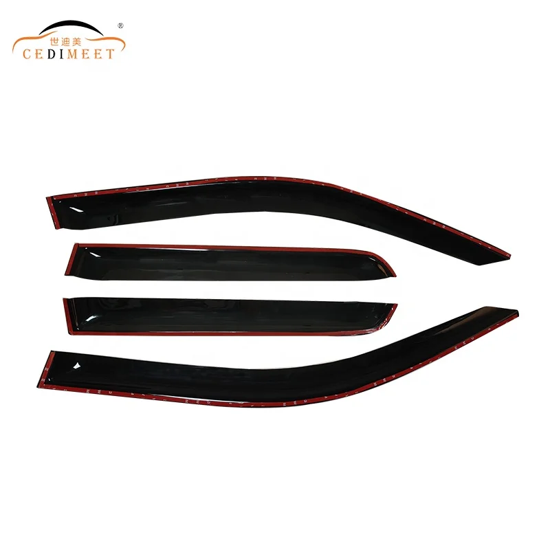 Car Wind Deflector 4 Pcs Protection Weather Shield Acrylic Door Visor Sun Shield Vent Window Visor For Maverick 2022