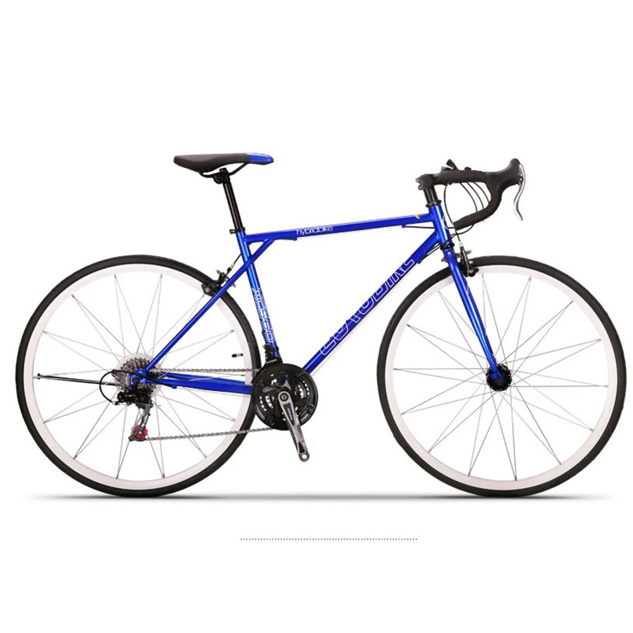 Hot sell cheap High Carbon steel frame road bike 21 speed 700C with Front+Rear Brake road bicycle