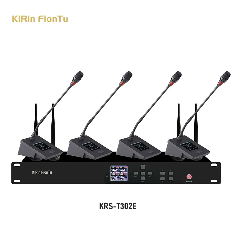 New conference room desktop short wireless conference video microphone system