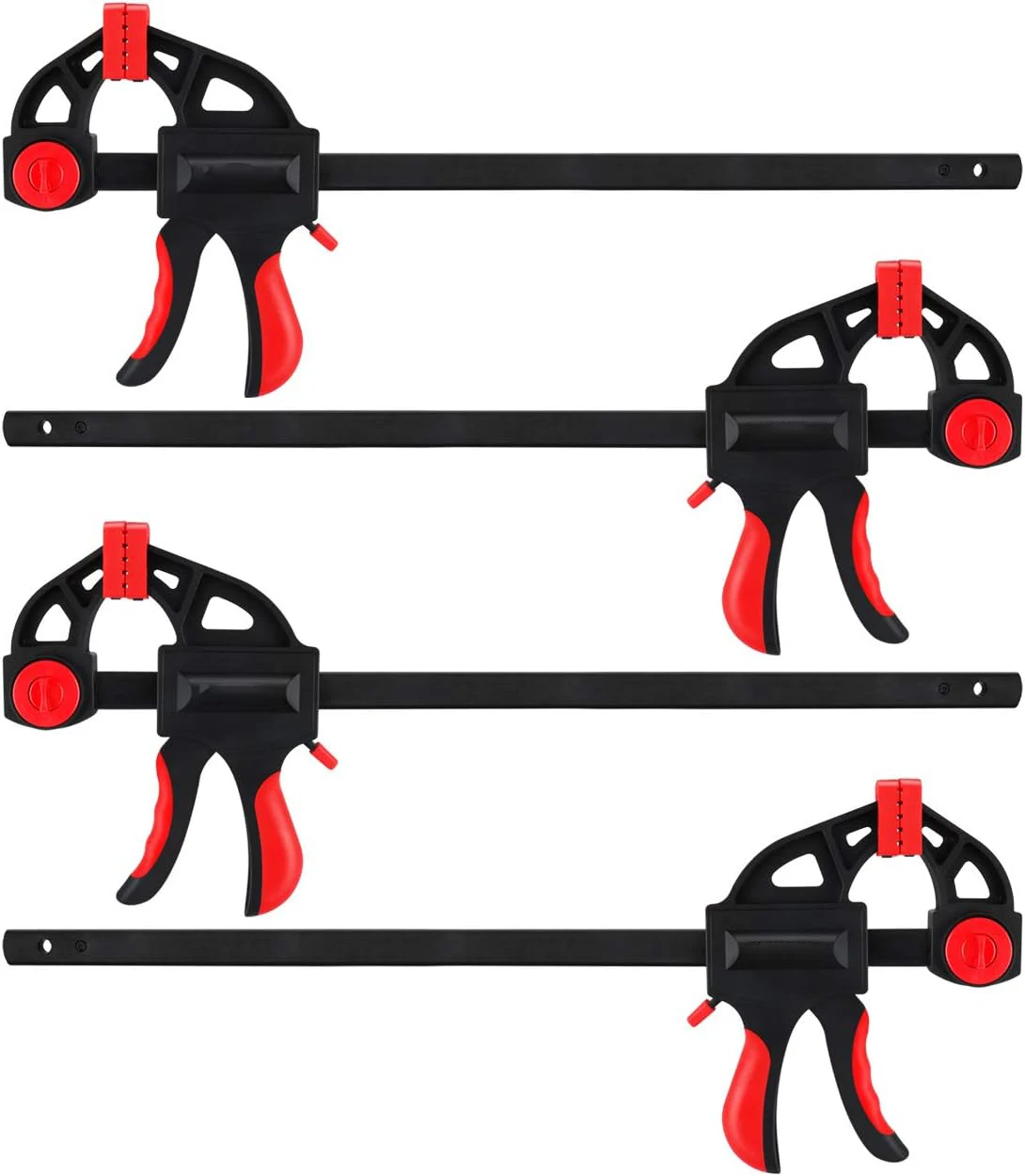Деревянный зажим 6 дюймов быстросъемные зажимы Набор 4-х упаковочных стержневых зажимов для деревообработки древесины