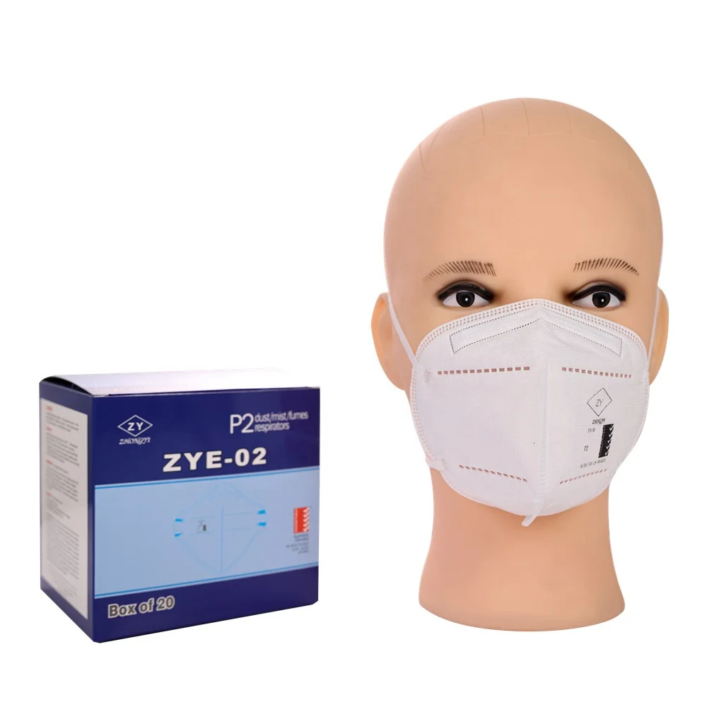 AS/NZS 1716:2012 Australia standard disposable P2 Flat fold style respirator dust mask