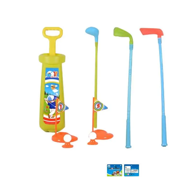 Wholesale Outdoor Sport Set Toys Kids Plastic Golf Club Toy Mini Golf Toys For Kids