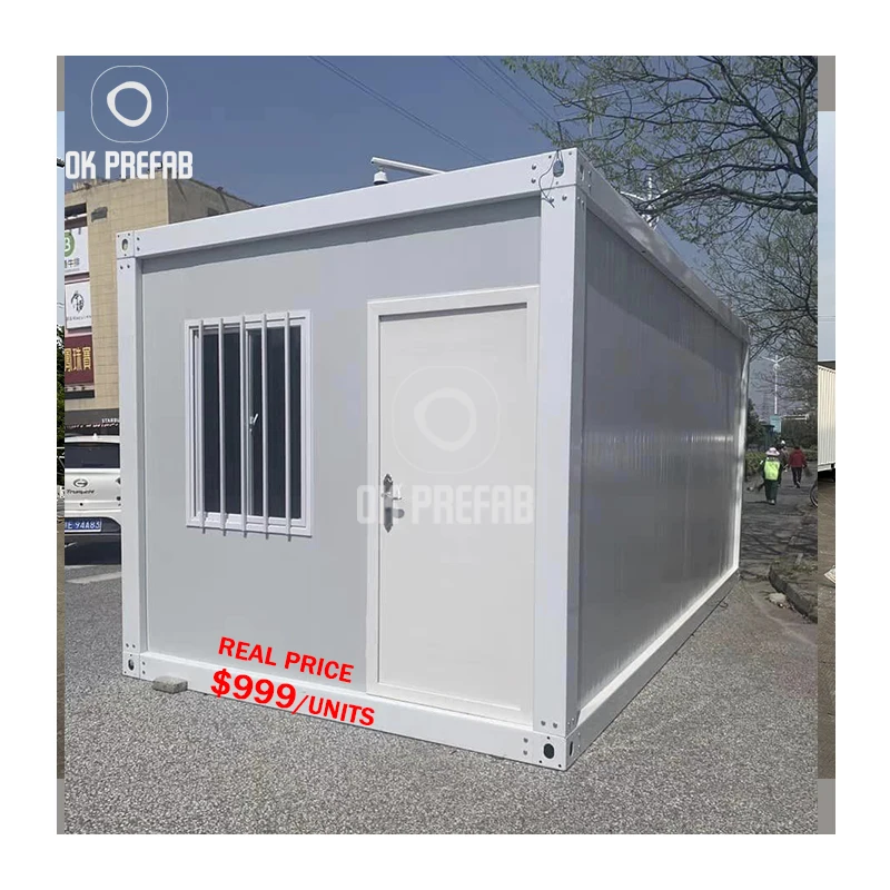 Good Prices 10Ft 20Ft 40Ft Foot Prefabricated Portable Mobile Modular Office Cabin Tiny Prefab Detachable Container House Home