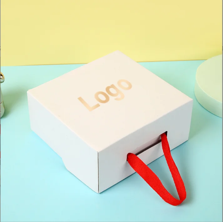 magnetic boxes Custom gift packaging Printed Blank Shoe Boxes With Handle Apparel Book Cardboard Clothing Box Hat