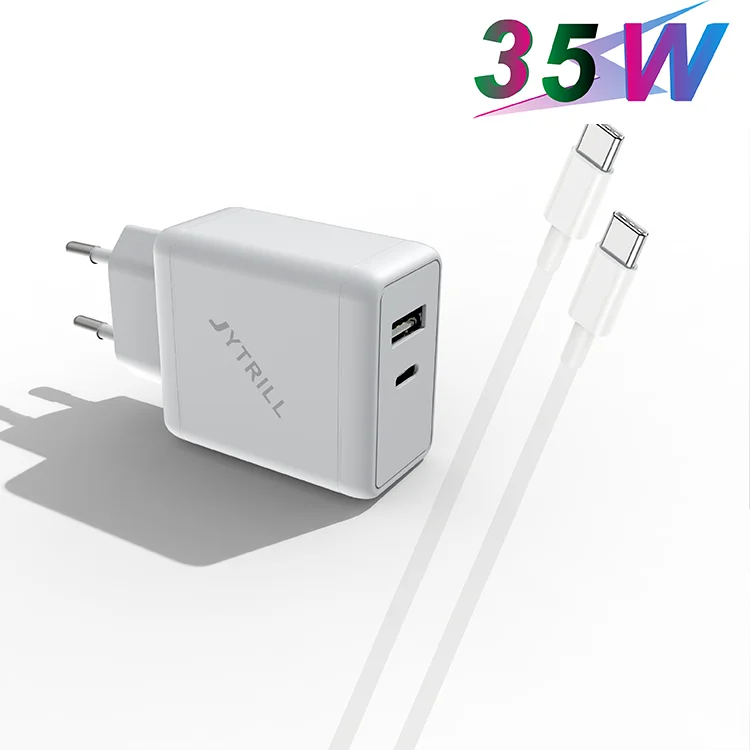 35W pd charger dual Port usb c Wall Charger Laptop Adapter For MacBook for iPad Pro for Samsung pd 40w charger for iphone 14 pro