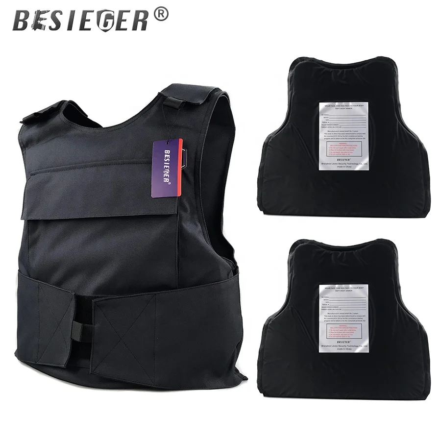 Пуленепробиваемый армейский бронированный Пуленепробиваемый жилет NIJ 3A PE