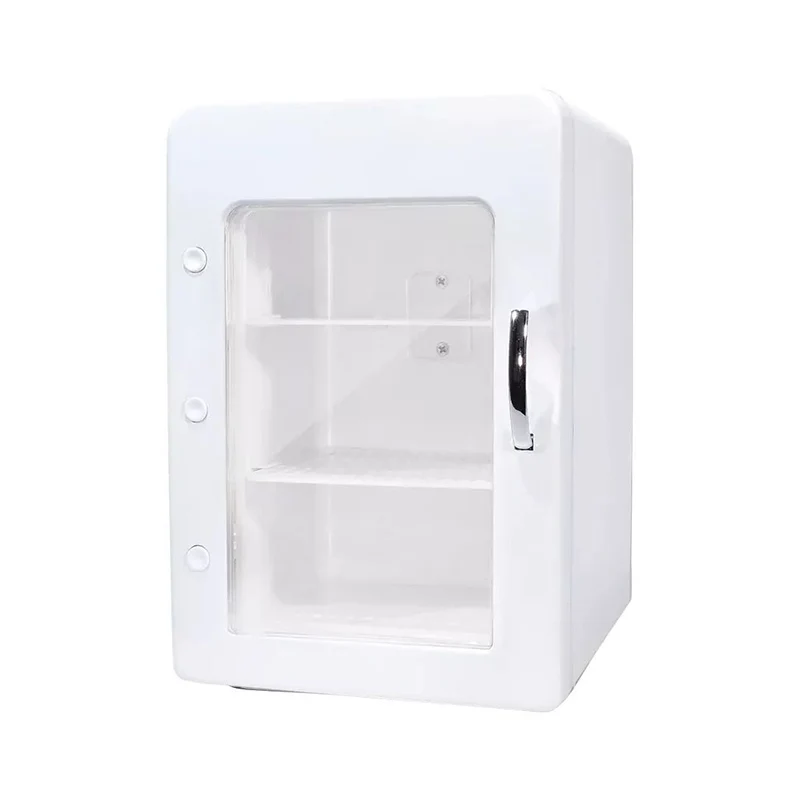 High Quality Mini Beauty Little Fridge Makeup Bellezza Koelkast 4L With Transparent Door For SkinCare Storage Refrigeration