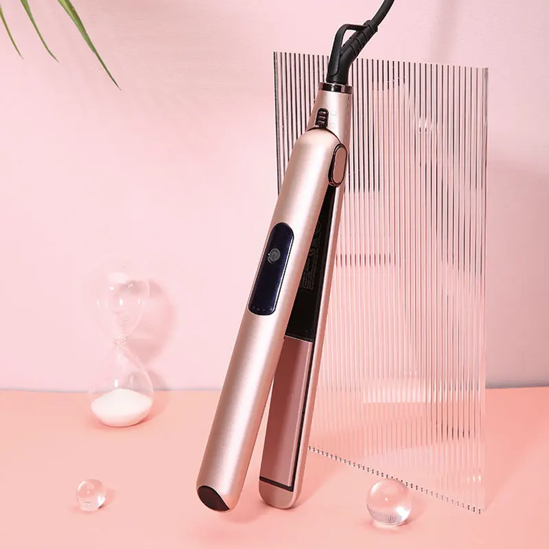 Professional PTC hair straightener with lcd flat irons wholesale private label customize hair straightener