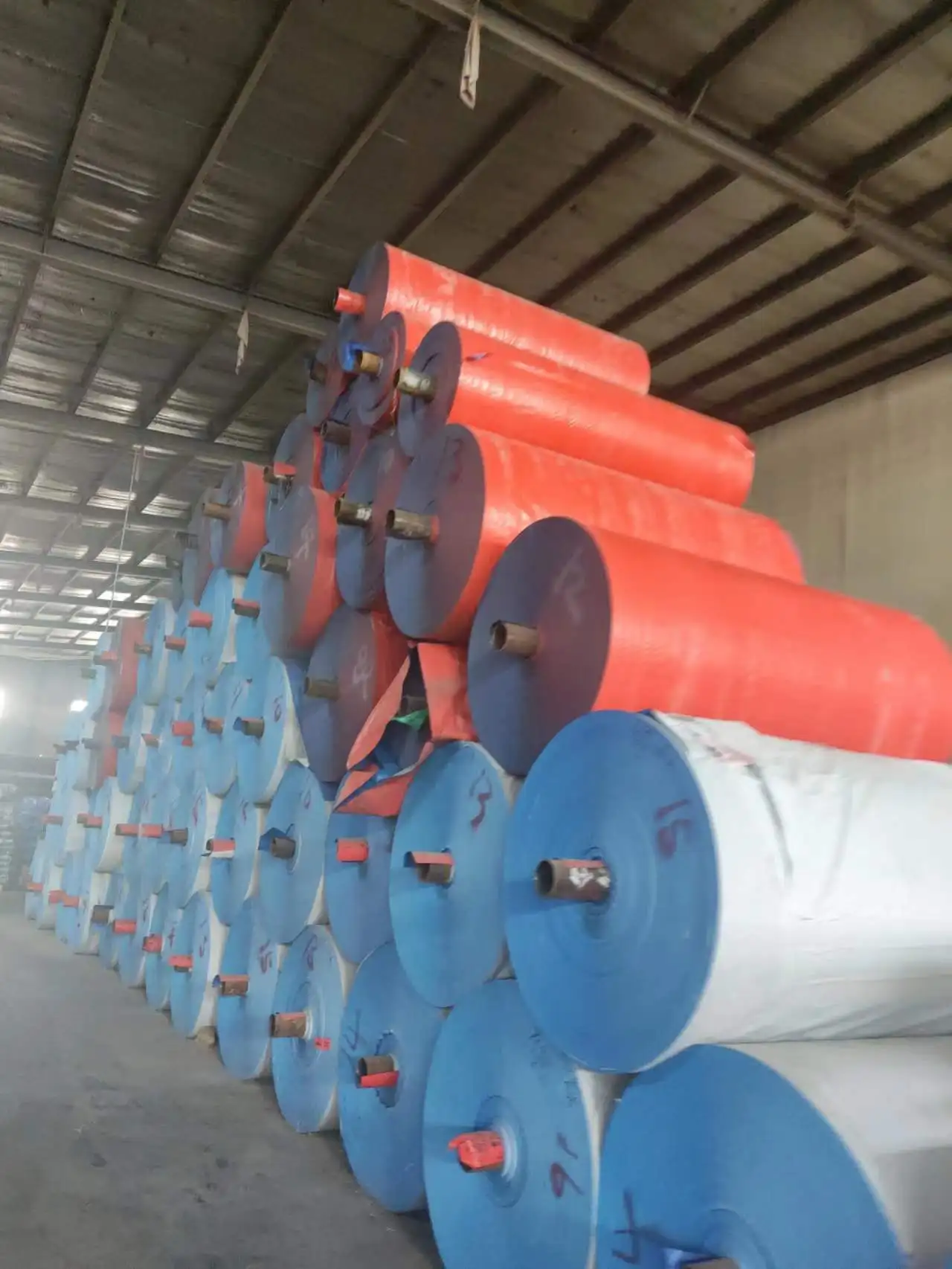 Pe Laminated Tarpaulin With Pe Woven Laminated Heavy Duty Lona Pe Tarpaulin 160gsm Roll