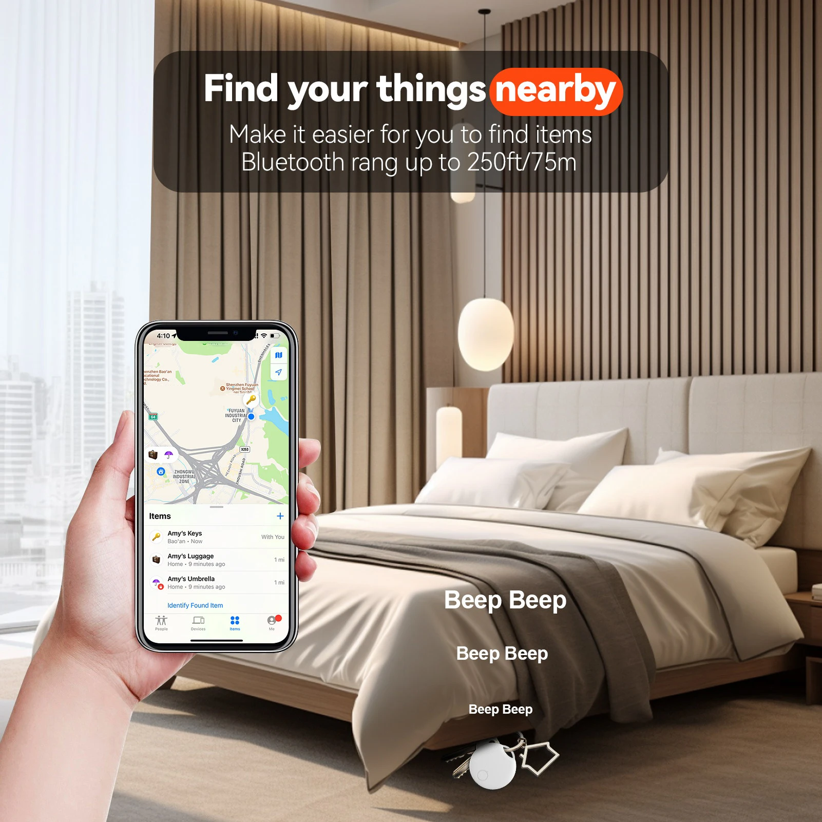 New RSH MFi Certified Smart Tag Find My BLE Tracker Wallet Luggage Bike Mini GPS Tracking Device Key Finder Locator for Apple