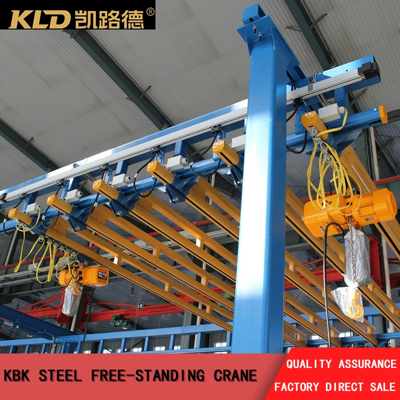 Crane steel rail system combination 0.5 ton 1 ton 2 ton workshop laboratory suspension station crane