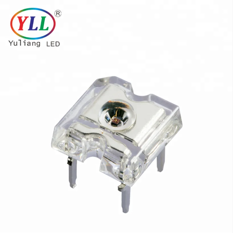 Yuliang LED Super Flux Epistar Chip 4pin 3mm5mm Piranha Led for automotive light, brake light, outdoor light, advertising light
