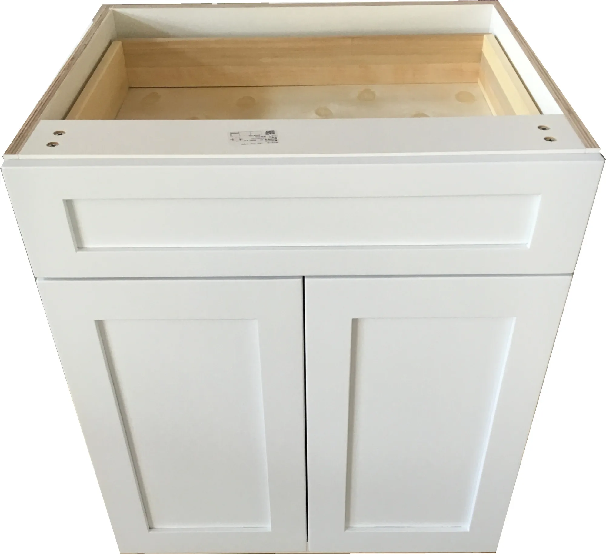 American style RTA cabinetry white shaker door wood kitchen cabinets in USA