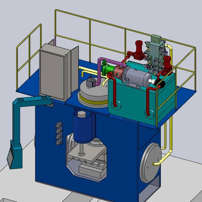 straight carbon steel cold forming hydraulic tee machine