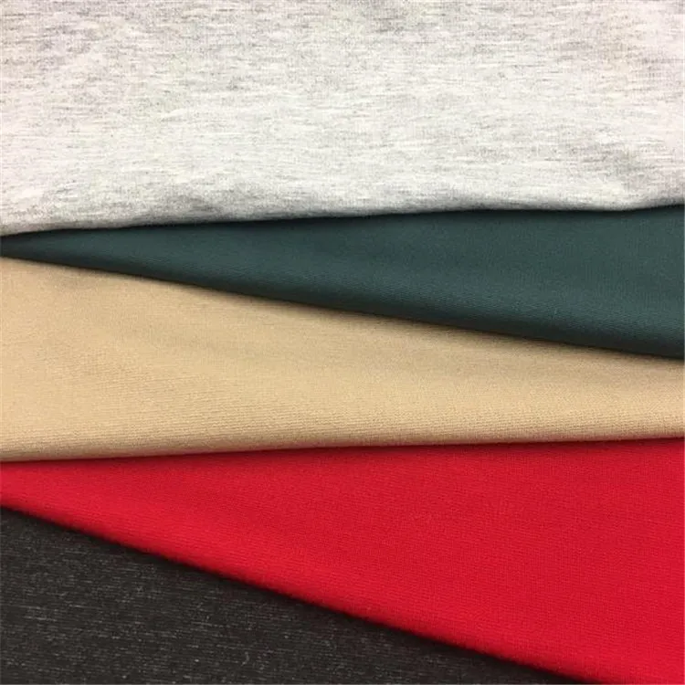 Lightweight 310 Gsm Rayon/Nylon/ Spandex Ponte Roma Knit Fabric For t-Shirts