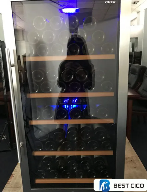 1.2M Height compressor wine cooler  luxury design wine refrigerator wine Chilling fridge SF-72D1