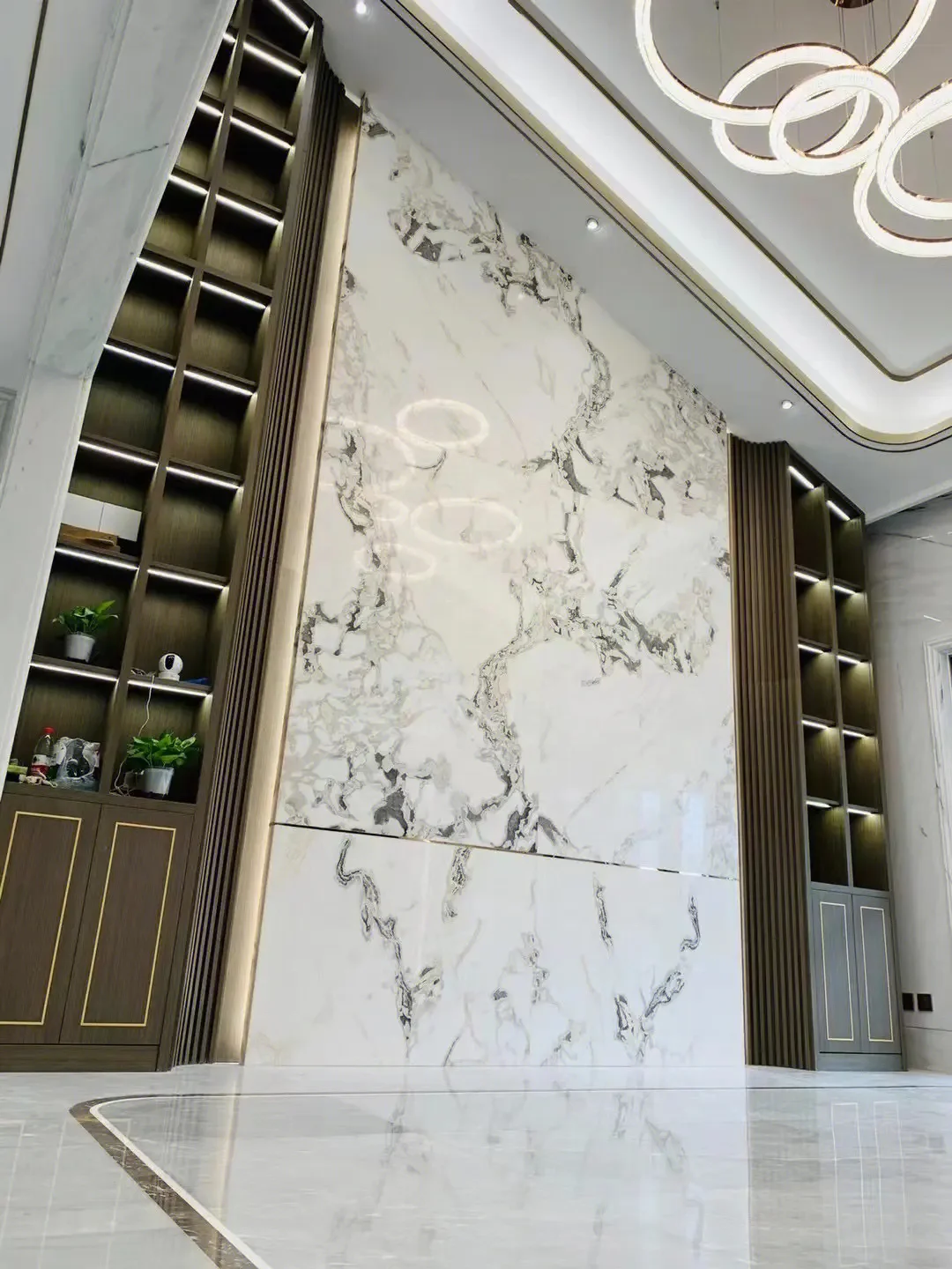 Fandi White Oyster Marble Slabs Brazil Luxury Bianco White High End Natural Marble Wall Floor Tile Interior Design