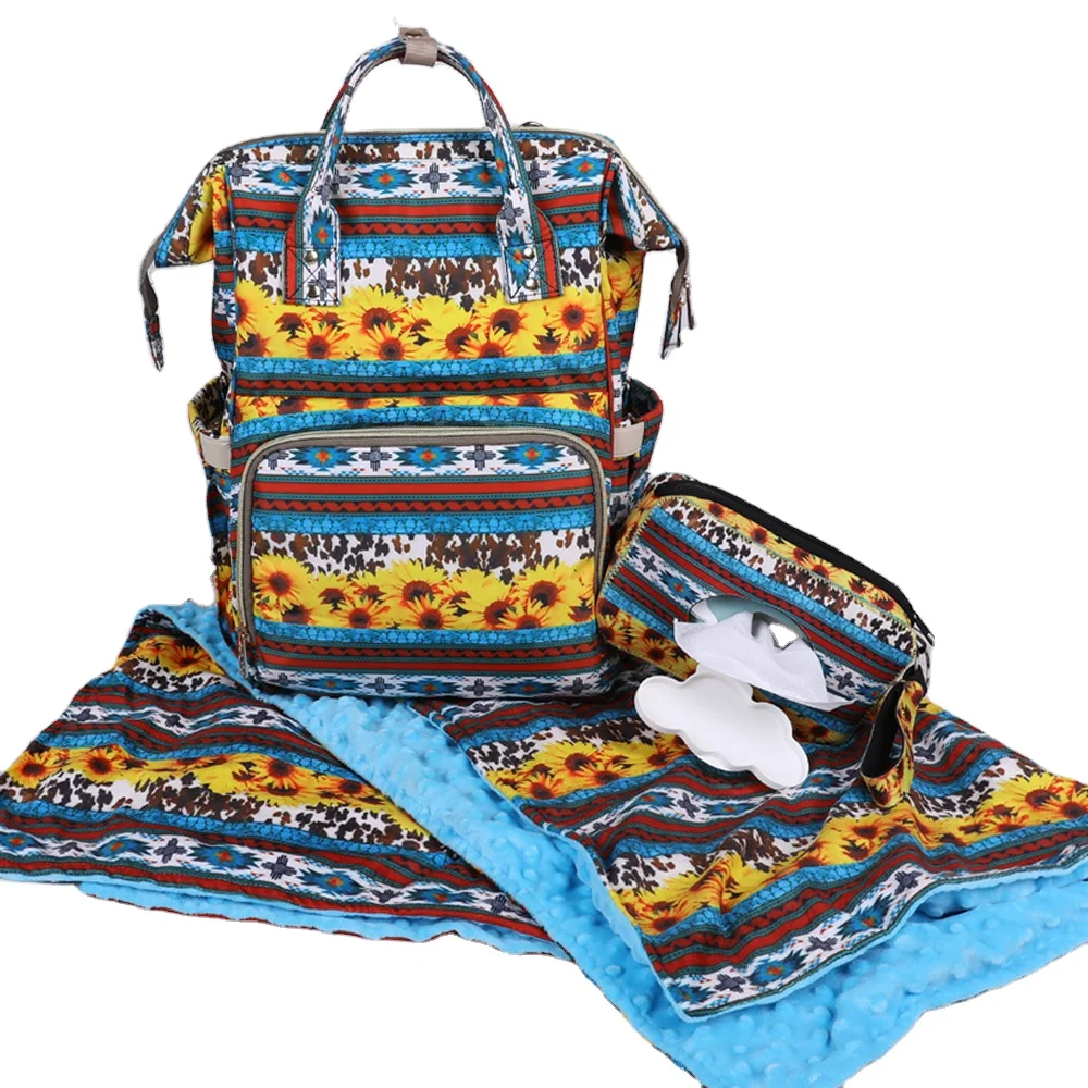 Diaper Bag Backpack Set Mommy Bags Multifunction Large Capacity Baby Bag Organizer for Mommy Travel Outdoor with Portable