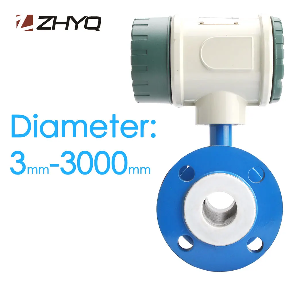ZHYQ hot new products flowmeter made in china 4-20ma output electromagnetic flow meter