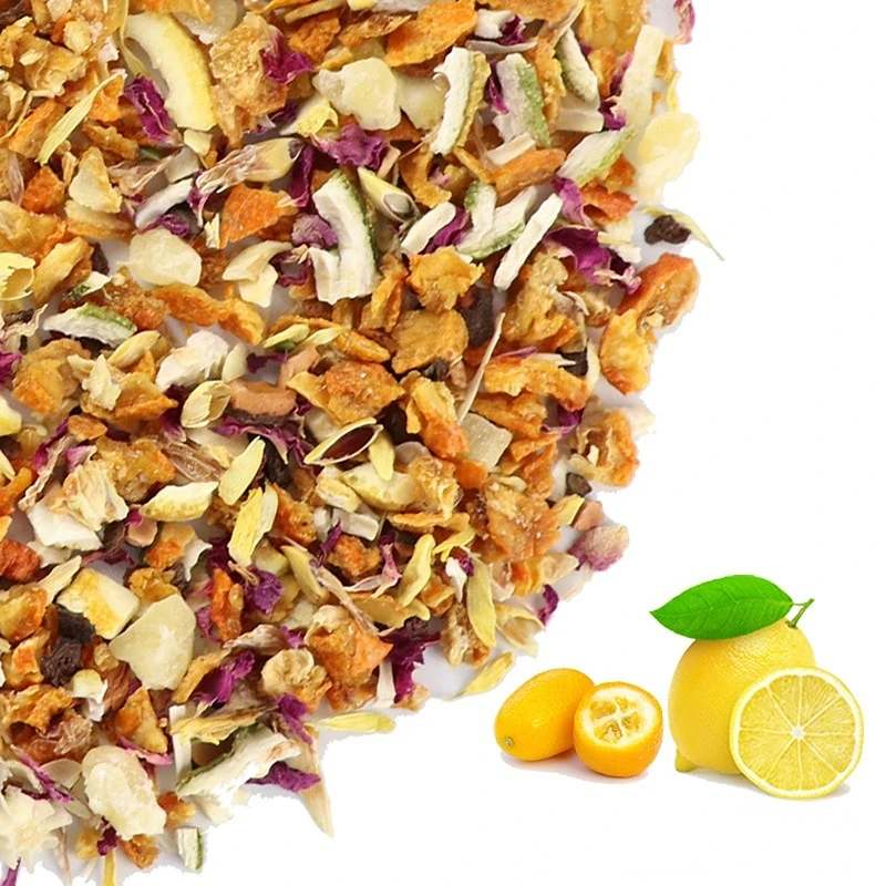 Kumquat Lemon Tea Bulk Fruit Tea Popular Organic Blended Fruit Tea