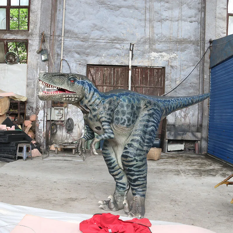 Hot Sale Animatronic hidden legs dinosaur wearable costume for park